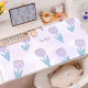 
Ye Yu purple butterfly flower mouse pad super large high-value girl wrist guard computer office writing mat table pad RK-3893丨Purple thickened lock edge 37 cm * 25 cm 2MM