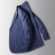 Walker Shop casual suit men's spring and summer thin micro-elastic luxury business suit middle-aged and young people's anti-wrinkle-free stool jacket Blue XL (180) Recommended 145-160Jin [Jin equals 0.5 kg]