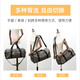 Huanxi Jiaer Reise-Fitnessbeutel Trockene Nassabteilung große Kapazität Handbereitete schlechte tragbare Aufbewahrungstasche Sporttasche Duffel Beutel Grau [48*26*20 cm]