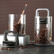 
Meal General Coffee Can Exhaust Vacuum Sealing Can Round Glass Tea Can Coffee Beans Fresh Can Moisturizing Storage Can Vacuum Coffee Sealing Can 1050ml
