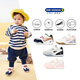 Dr. Jiang (DRKONG) spring and autumn comfortable baby shoes for men and women, breathable, comfortable and healthy shoes, versatile domestic step shoes, apricot/purple 22, foot length is about 12.7-13.2
