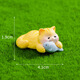 Cute Cartoon Shiba Inu Desktop Ornament Mini Puppy Kitten Simulation Animal Model Toy Micro Landscape Decoration 5 Naughty Kittens Set