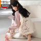Modal cotton pajamas for women. Cotton long-sleeved spring and autumn 2025 new sweet princess style home furnishing Z20YM719 women's model [pure/cotton] L[100-120Jin[Jin equals 0.5 kg]]