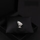 Shijun (SHIJUN) men's brooch, high-end simple customization, smooth sailing, navy sailboat, corsage, suit, personalized Japanese and Korean brooch, gold