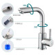 Jingdong Tokyo basin faucet bathroom hot and cold dual control bathroom wash basin 360 double rotating 304 stainless steel