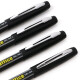 Baoke Neutral Pen 1.0 Comercio de oficinas Comerciales Pen a la cabeza gruesa Stroke de agua Escritura lisa Gran capacidad Calligrafía Firma Firma PC1048 Negro Pen 12 Caja + 12 Negro Regillados