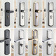 
Shantou Lincun Door Lock Household Universal Door Wooden Door Lock No Modification Hole Adjustable Door Handle Handle Handle B Set with 13548 Lock Body