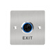 
86-type panel infrared inductive access control switch advertising door column waterproof self-reset contact-free door button SI702 standard model