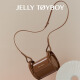JellyToyboy包包女包JTB谷谷包春夏新款秋季腋下圆筒小众设计单肩斜挎包 焦糖棕
