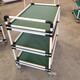XMSJ Lean Tube Workbench de doble capa Material de la camioneta Rack múltiples envejecimiento de múltiples capas móviles L900W600H12004 Capa