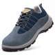 Fucheng Labor Protection Zapatos de acero transpirable para hombres Anti-smash anti-Punteura y desgaste Sólido Solado Compra Protección de trabajo Saféz de seguridad Azul 40