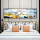 
Mo Painting Lulin Modern Simple Bedroom Decoration Painting Warm Romantic Bedside Painting Hotel Hotel B&B Room Hanging Painting Background Wall Painting 17 Home He Fugui 12147 200*60 Gold Frame (Diamond Inlay Painting) Customized Size