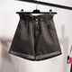 Xunliba Damen Sommer Ins Denim Shorts Frauen koreanischer Stil lose hohe Taille schlampige Hose mit breitem Bein. Weiß: 831 2xl Größe [135-150jin [Jin ist gleich 0,5 kg]]