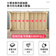 Aishun Home Alle massiven Holzklapper -Singles Home Lunchbett Mietbett Economy Keine Installation verdickter erwachsener Nickerchenbett [Keine Installation] Massives Holzklappbett 120 breit