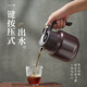 SUPOR thermal insulation pot 316 stainless steel teapot household thermos large capacity braised teapot thermal insulation kettle hot water kettle Danquan Blue - 1L [no tea warehouse] thermal insulation pot