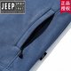 JEEP SPIRIT Jeep Spirit Velvet Vest Men's Autumn and Winter Thickened Warm Casual Versatile Polar Fleece Vest Cardigan Sweatshirt Men Denim Blue 3XL