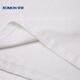 Camiseta de manga corta de Romon para hombres Summer informal Men de manga corta Camiseta de base de seda de hielo Camiseta para hombres LM688 White 4xl
