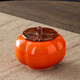 Xin Qi Ji business souvenir Kung Fu tea set persimmon wishful housewarming holiday gift ceramic annual party gift one pot one can four persimmon cup gift box