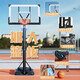 Führung des Basketballrahmens Tiger (Lingpaohu) Outdoor Outdoor Basketball -Rahmen in Innen- und Außen -Tragbare Haushaltsaufnahmen Rahmen Rahmen Movable Hebebäkungsrahmen Standard Videomodell) Metallrahmen [1,7*3,05 Meter]