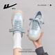 Huili Frauenschuhe Dicke Sohle Schuhe bequeme Kleidung mit ungezwungenen Freizeitschuhen trendy und coole Schuhe J701BR Hellblau 38