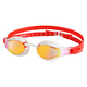 Yingfa (Yingfa) gafas de natación HD anti-fog e impermeables a los hombres y mujeres con electrozpado Equipo de carrera profesional Mirror de equipos de carreras con vasos de natación YF689AF (V) -02 Luz plana azul