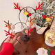 Xinghengmeng Christmas Headband Women's Christmas Antler Hairpin Headband Holiday Decoration Gift Big Bow Headband Hair Ornament Christmas Plush Antler Headband (Red)