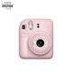 Fuji Instax Polaroid single-time imaging camera mini12 (mini11 upgraded model) Asakura pink photo paper battery set