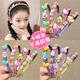 BARY REEF children's headband bangs broken hair artifact little girl Korean version fabric non-slip pressure hairpin girl hairband headwear blue cinnamon dog