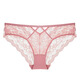 
WHIP BUNNY underwear sexy comfortable hollow women's low waist seductive lace thin breathable briefs bow 9216NK-Black L (suitable for weight 115-130Jin [Jin equals 0.5 kg])