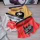 Nanjiren men's underwear, men's cotton boxer briefs, boys' comfortable and breathable youth shorts, trendy and personalized boxer briefs combination two (black + green + turmeric + dark gray) XL (recommended 118-139 Jin [Jin equals 0.5 kg])