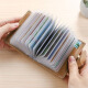 GBONI Tarjeta Bag Men's Bank Certicate Bag Card Card de visita para mujeres Clip Antidemagnetización Gran capacidad Negocio Multifuncional Licencia de conducir de la licencia de cuero de cuero preferido [Caki]