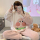 Nanbowan coral velvet pajamas for women in winter 2023 new plush thickened cartoon Paca dog flannel big child 13-year-old girl ABL12401 Paca dog velvet style M women (height 150158 weight 6895 Jin [Jin equals 0.5 kg])