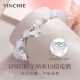 银千惠999足银蝴蝶手链女士款猫眼石手串时尚情人节生日礼物送女友老婆 花梦萤蝶手串/999足银+七仓配送/当次日达 玫瑰花礼盒送老婆/配首饰证书/情人节女生礼物