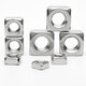 Jinggong stainless steel square nut square nut thin nut square nut square nut square nut 20% off M4*7*3 50 pieces 201 material