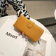 Cool Kangaroo KQ2024 new Korean women's long clutch bag top layer cowhide cowhide wallet fashionable simple multi-functional mobile phone bag green