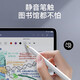 Baoli [Magic nib] Apple Pencil stylus first and second generation modified needle TPU flat ipad stylus head wear-resistant non-slip silent pencil pro [Two pen nibs are equipped with white/transparent one each]