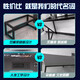 Selected computer desk desktop home e-sports game table double office desk desk simple study desk writing desk thickened carbon fiber texture-120CM recommended by the store manager
