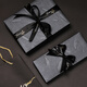 DOROCH gift wrapping paper 2 pieces, black wrapping paper, birthday souvenirs, flowers, new year gifts, sticky notes and prizes
