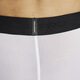 Nike Men's Breathable Tight Training Cropped Pants Winter Weightlifting Quick-Drying Knitted NIKE PRO FB7951 100 White/Black M