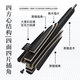 LPlp cue famous general billiard cue small head through snooker cue Chinese eight cue black eight table cue famous general 3/4 black leather cue box set 10