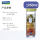 Glasslock Corea Corea de construcción Importada Tanks de almacenamiento Bocadillos y granos Cocina Tanque de almacenamiento de almacenamiento Domorable Refrigerador de humedad Puerta lateral de frijoles redondos de frijoles verdes 1050 ml