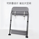 Van Ruman Diaper Table Baby Care Table Multi-fonction Massage pliable Massage et touche Baby Dildo Change Table JM Flagship - Gray (Réglage de la hauteur à trois vitesses + panier de rangement)