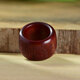 DL 1998 Fat Donglai's same style finger wrench play natural l natural rosewood whole wood hollowed out Prajna bracelet thumb ring retro gift Venus rosewood about 21*35mm inner diameter 22mm