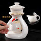 Moisturizer Exquisite Automatic Tea Set 2024 New Household Lazy Tea Maker Kung Fu Teapot Cover Bowl Complete Tea Maker Tea Zen Gold Exquisite Tea Maker + Fair Cup 1 piece