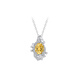 Muye Natural Colored Treasure Citrine Necklace Yunpo Chenxi Necklace Niche Exquisite Original Design Necklace Yunpo Chenxi Necklace