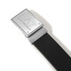ARMANI (ARMANI) EA7 Neues Produkt Herrengeschäft und Casual Cut Doppelseitig 3,8 cm 245524 8A693 37821 Schwarz/Dunkelgrün