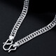 Xizhao Jewelry Platinum Necklace Horsewhip Necklace PT950 Widened and Large Simple Boss Chain Men's Plain Chain 52.02g Shipping in 1-10 working days