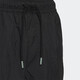 阿迪达斯 （adidas）男裤子2025夏季新款运动裤跑步训练健身透气休闲五分裤梭织宽松短 IP3882黑绿 S