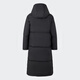 Adidas Down Jacket Jacke Frauen 2024 Neue Winter Sportbekleidung Windproof Casual Long Knie mit Kapuze Down Jacke JV6197 Schwarz/80% Ente Down M.