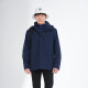 BRELRMON韩版冲锋衣女男防风户外防寒三合一保暖可拆卸滑雪登山服夹克外套 HS12805藏青-男 S